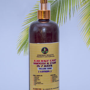 HALF CAST SMOOTH &FAIR IN 7DAYS 10X EXTRA WHITENINGLOTION 500ML