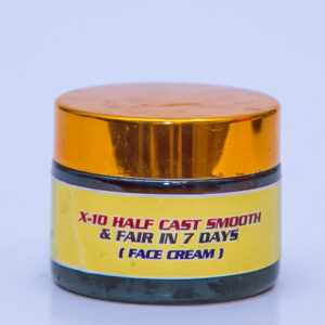 HALF CAST SMOOTH & FAIR IN 7DAYS 10X EXTRA WHITENING FACIAL CREAM 100G